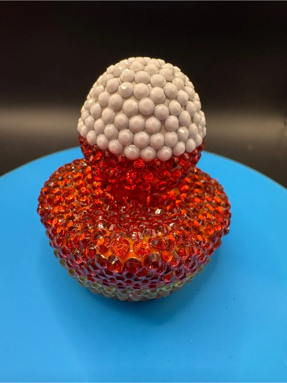 Hand Blinged Sparkling Candy Corn Rubber Duck Halloween Jeep Jewels
